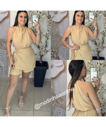 Macaquinho Julia  Bege